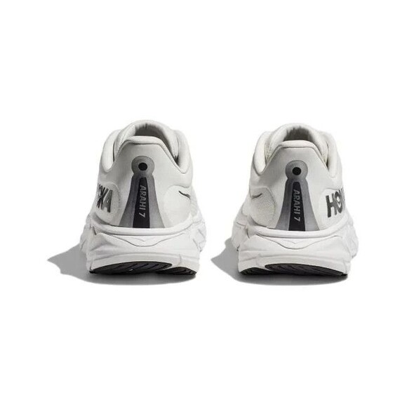 Hoka One Arahi 7 Men\'s Running Athletic Sneakers‎ WHITE GRAY SZ 12 EE WIDE NEW main image 5